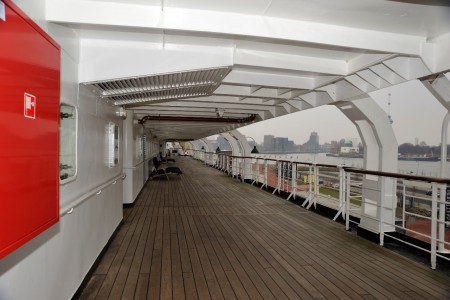 ss rotterdam detail promenade dek