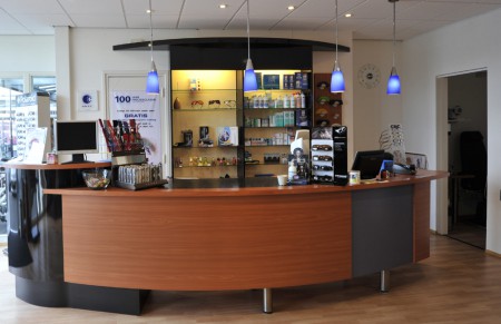 opticien toonbank